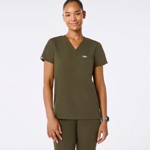 NWT FIGS Catarina Scrub Top in Spruce